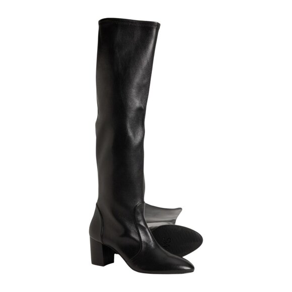 Stuart Weitzman Made in Spain Yuliana 60 Slouch Boots - Leather (For Women) - Picture 2 of 5